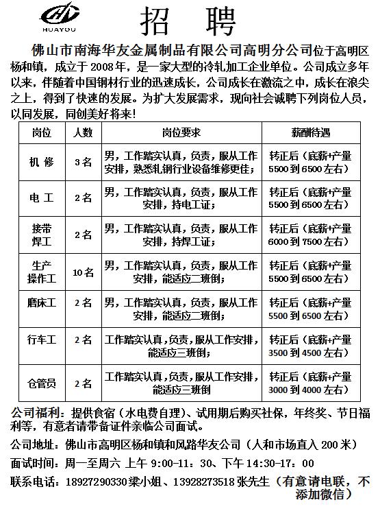 徐聞最新招聘信息概覽